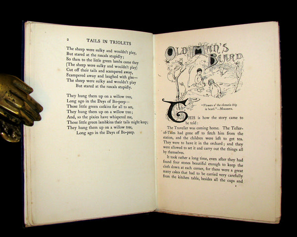1909 Scarce Book - OLD MAN'S BEARD and Other Fairy Tales by G.M. Faulding. Illustrated by Walter P. Starmer.