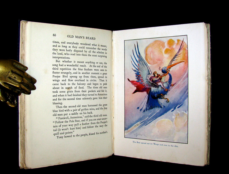 1909 Scarce Book - OLD MAN'S BEARD and Other Fairy Tales by G.M. Faulding. Illustrated by Walter P. Starmer.