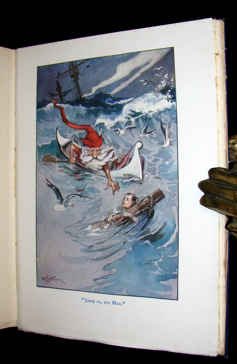 1909 Scarce Book - OLD MAN'S BEARD and Other Fairy Tales by G.M. Faulding. Illustrated by Walter P. Starmer.