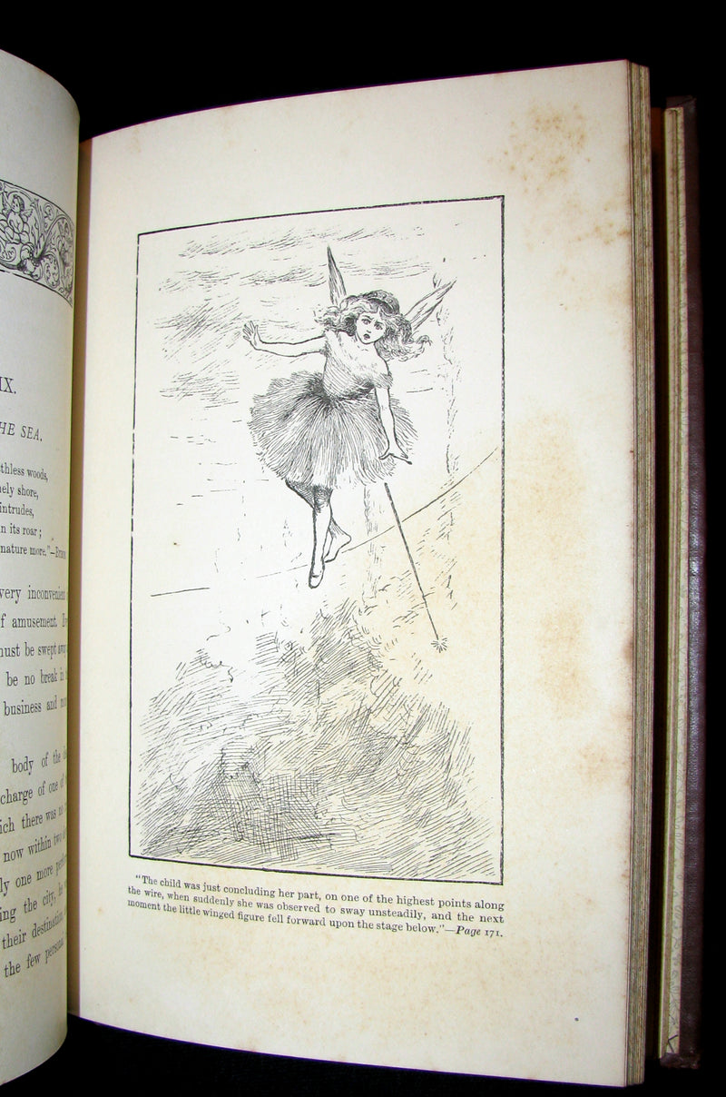 1887 Scarce Book - Fairy Phoebe or Facing the Footlights. First Edition by Lucy Taylor.