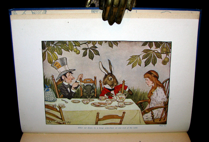 1916 Rare Windermere Edition - Alice's Adventures in Wonderland & Through the Looking-Glass Illustrated.