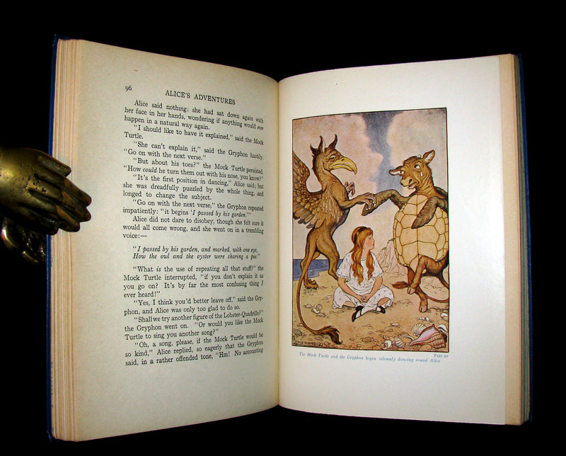 1916 Rare Windermere Edition - Alice's Adventures in Wonderland & Through the Looking-Glass Illustrated.