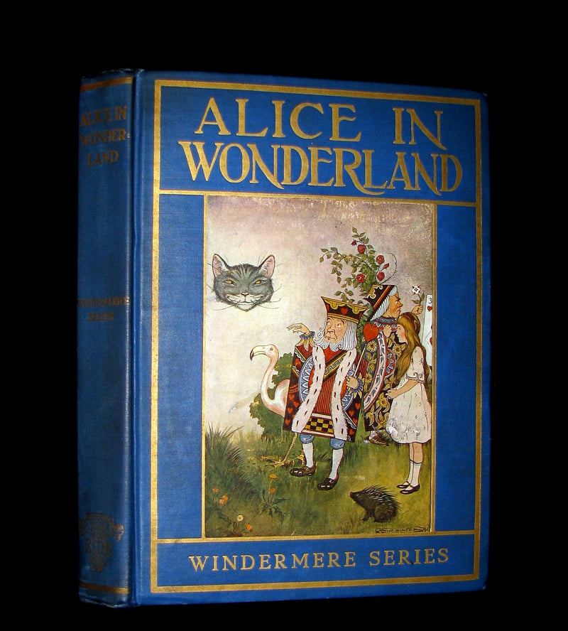 1916 Rare Windermere Edition - Alice's Adventures in Wonderland & Through the Looking-Glass Illustrated.