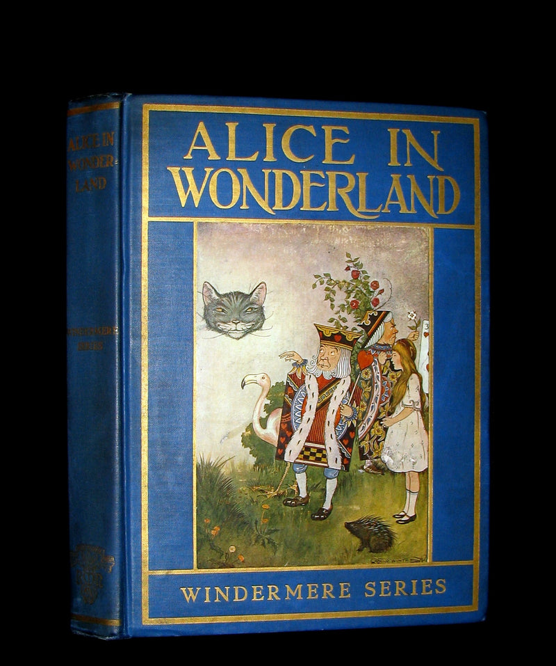 1916 Rare Windermere Edition - Alice's Adventures in Wonderland & Through the Looking-Glass Illustrated.
