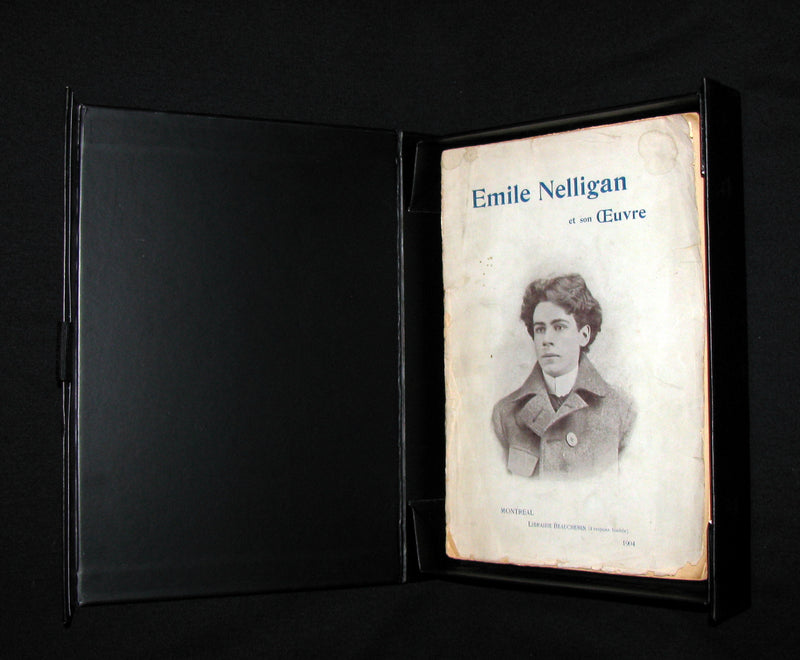 1903 Scarce French Book - Émile NELLIGAN et son Oeuvre (DANTIN, Louis) FIRST EDITION in original soft cover binding.