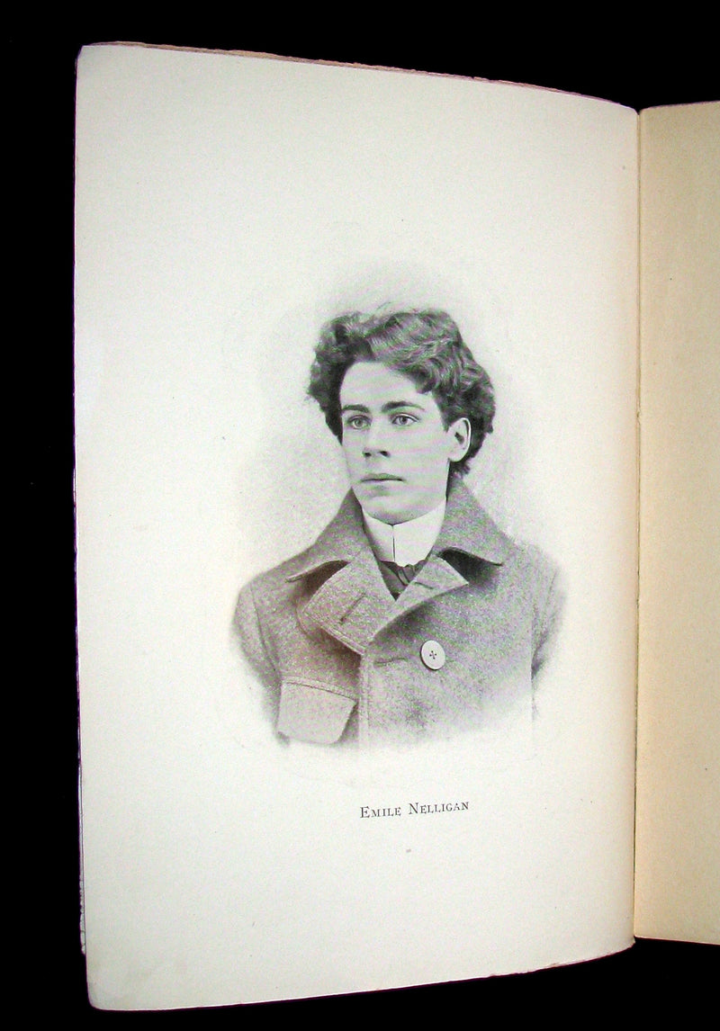 1903 Scarce French Book - Émile NELLIGAN et son Oeuvre (DANTIN, Louis) FIRST EDITION in original soft cover binding.
