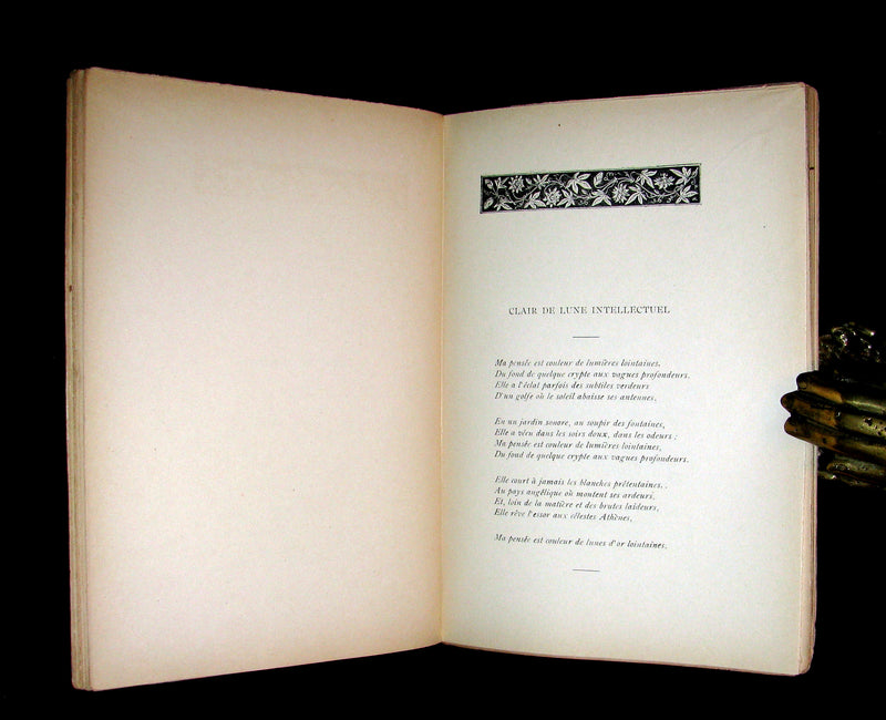 1903 Scarce French Book - Émile NELLIGAN et son Oeuvre (DANTIN, Louis) FIRST EDITION in original soft cover binding.