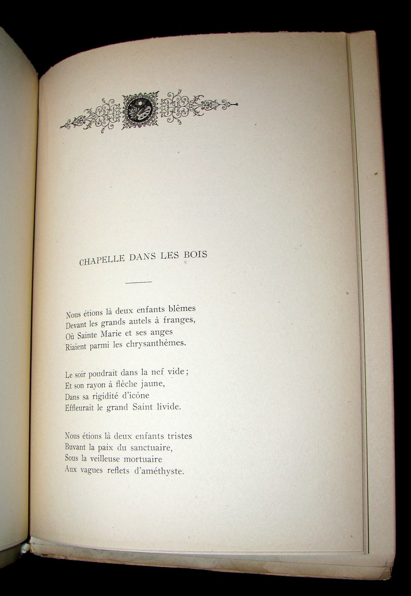 1903 Scarce French Book - Émile NELLIGAN et son Oeuvre (DANTIN, Louis) FIRST EDITION in original soft cover binding.