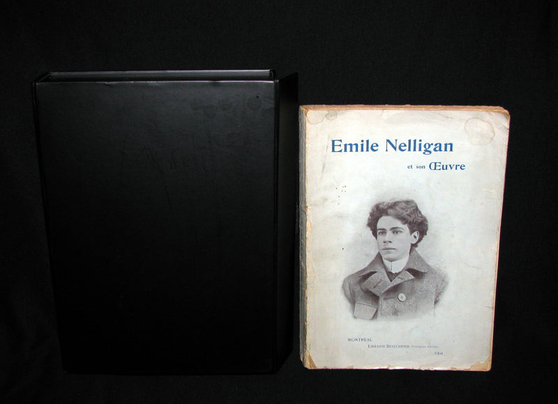 1903 Scarce French Book - Émile NELLIGAN et son Oeuvre (DANTIN, Louis) FIRST EDITION in original soft cover binding.