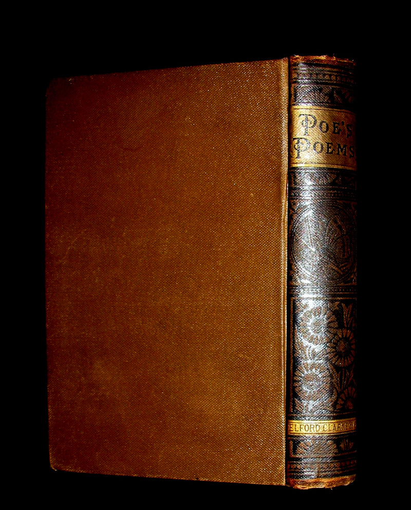 1886 Rare Book - The Complete Poetical Works Of EDGAR ALLAN POE.