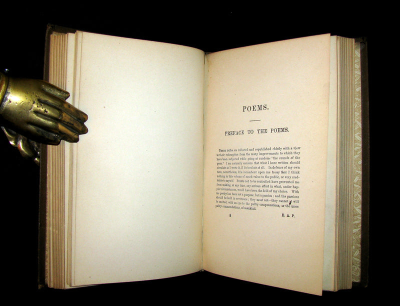 1886 Rare Book - The Complete Poetical Works Of EDGAR ALLAN POE.