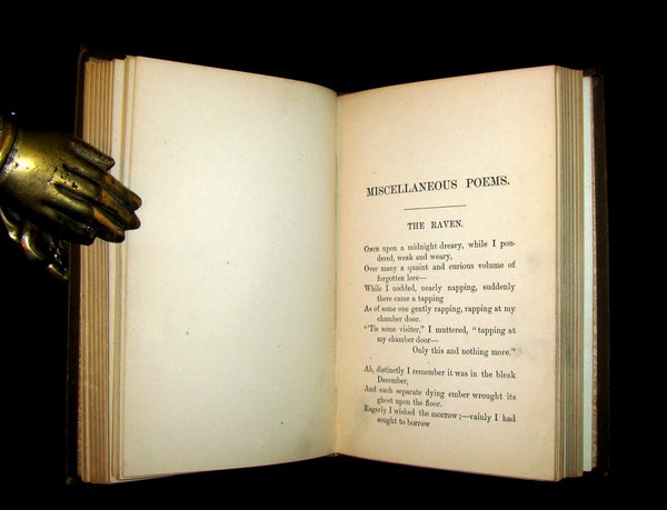 1886 Rare Book - The Complete Poetical Works Of EDGAR ALLAN POE.