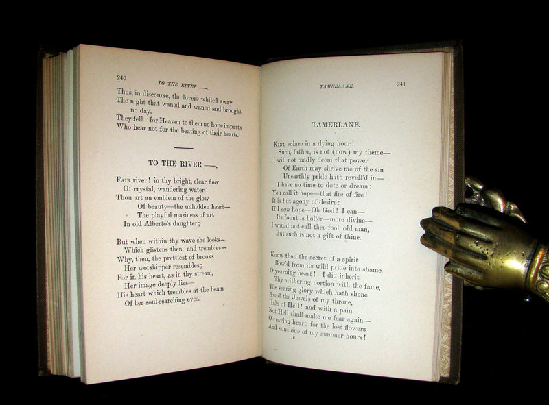 1886 Rare Book - The Complete Poetical Works Of EDGAR ALLAN POE.
