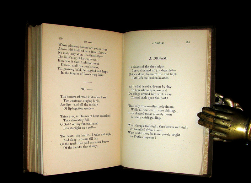 1886 Rare Book - The Complete Poetical Works Of EDGAR ALLAN POE.