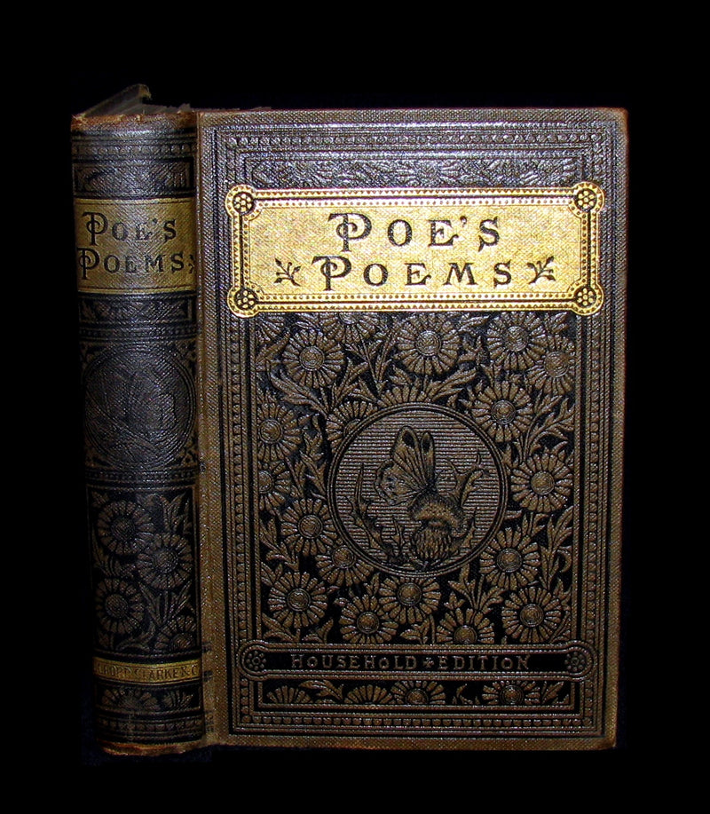 1886 Rare Book - The Complete Poetical Works Of EDGAR ALLAN POE.
