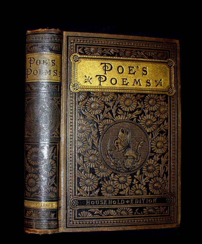 1886 Rare Book - The Complete Poetical Works Of EDGAR ALLAN POE.