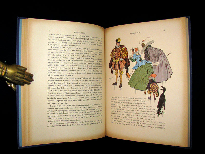 1900 Rare French Book - CONTES DE FÉES - Fairy Tales by The Countess d`Aulnoy and Ms Leprince de Beaumont.