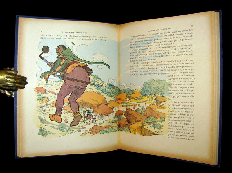 1900 Rare French Book - CONTES DE FÉES - Fairy Tales by The Countess d`Aulnoy and Ms Leprince de Beaumont.