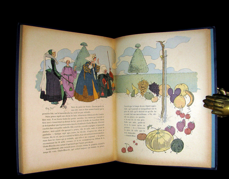 1900 Rare French Book - CONTES DE FÉES - Fairy Tales by The Countess d`Aulnoy and Ms Leprince de Beaumont.