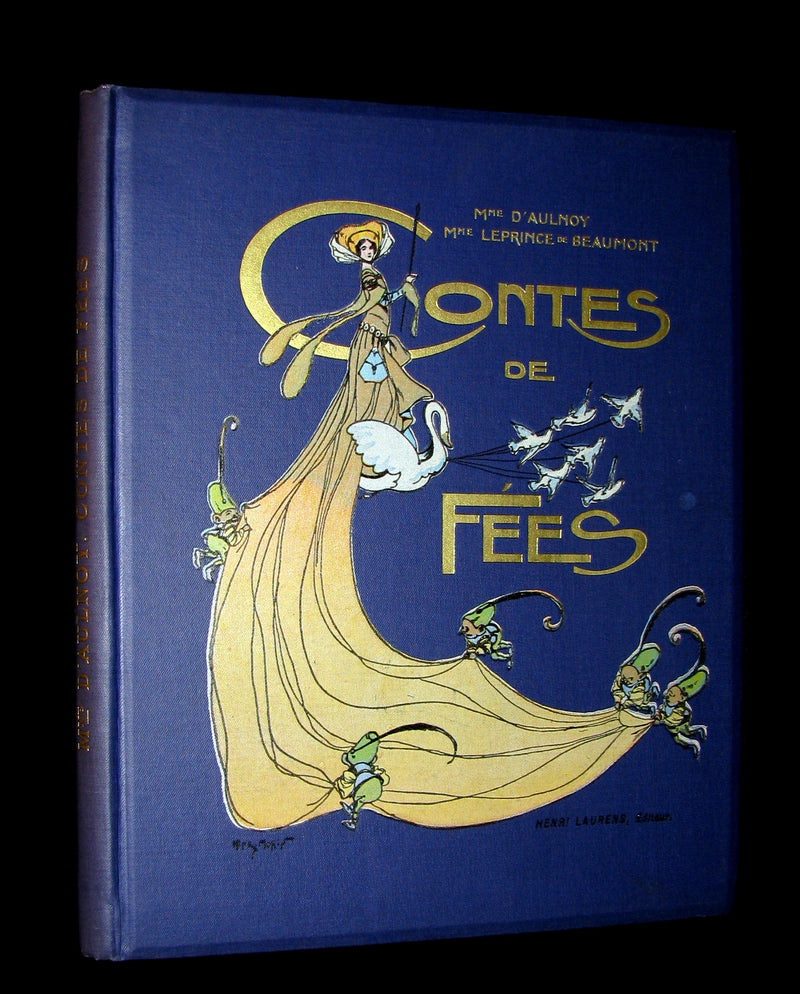 1900 Rare French Book - CONTES DE FÉES - Fairy Tales by The Countess d`Aulnoy and Ms Leprince de Beaumont.