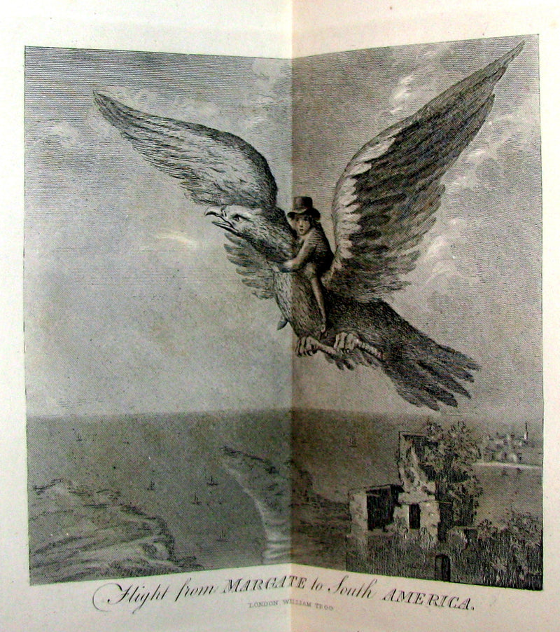 1868 Rare Book - The Travels and Surprising Adventures of Baron MUNCHAUSEN. Illustrated by Cruikshank.