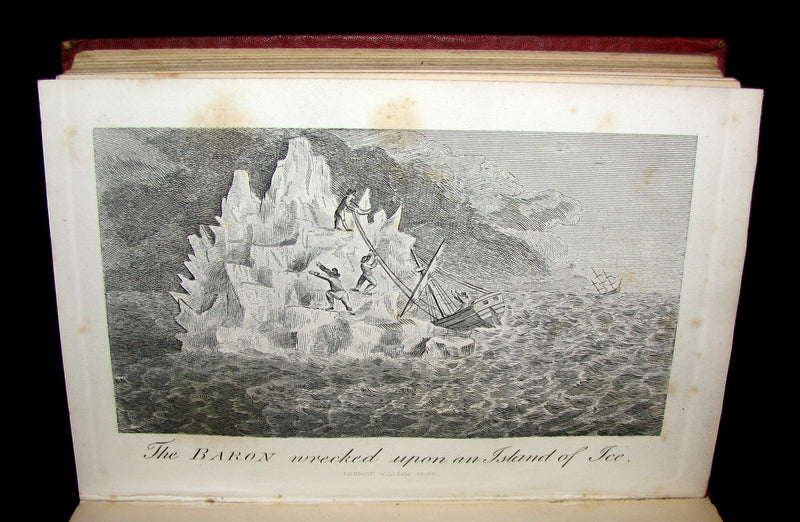 1868 Rare Book - The Travels and Surprising Adventures of Baron MUNCHAUSEN. Illustrated by Cruikshank.