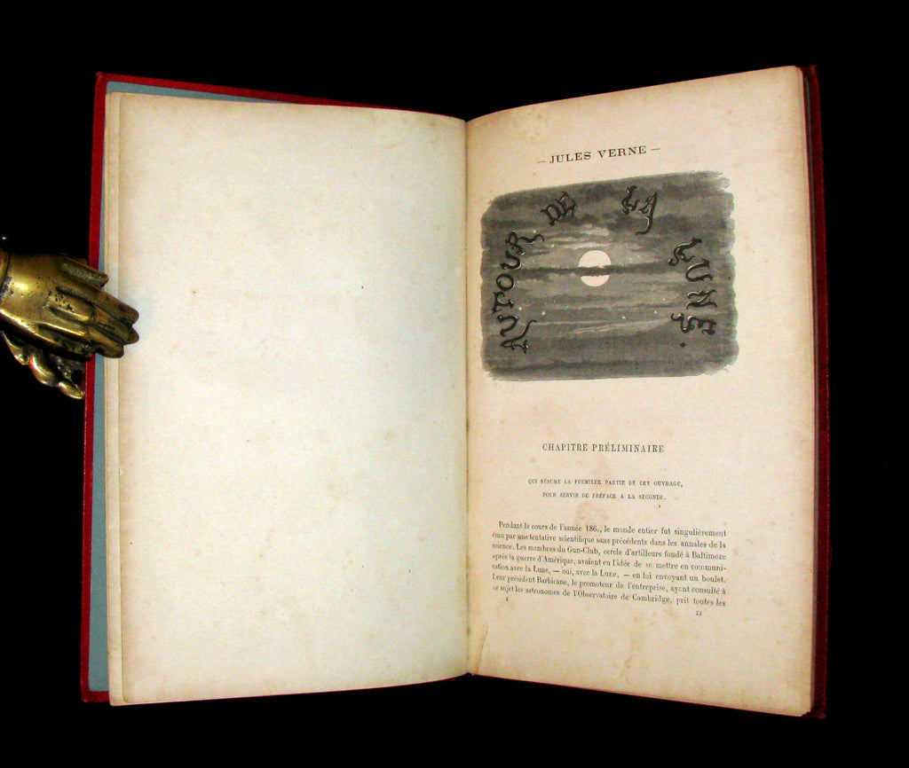 Jules Verne Antiquarian Books, Print — Parisian Moments