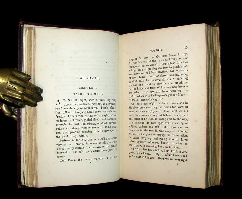 1897 Scarce 1stED Book - AUSTRALIAN FAIRY TALES by Atha Westbury. Illustrated.