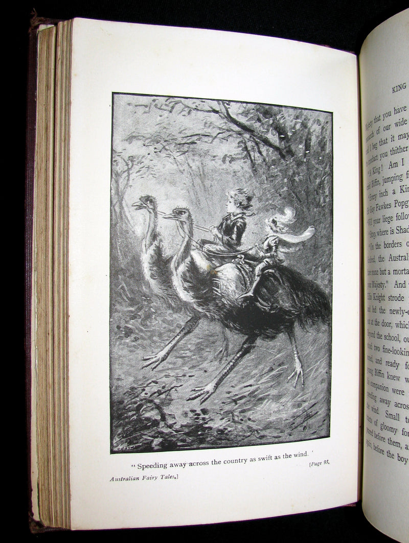 1897 Scarce 1stED Book - AUSTRALIAN FAIRY TALES by Atha Westbury. Illustrated.