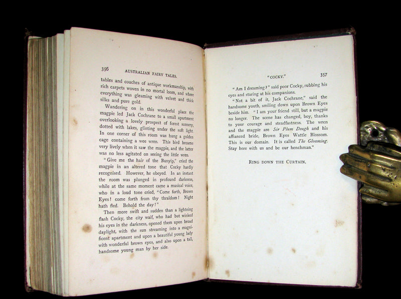 1897 Scarce 1stED Book - AUSTRALIAN FAIRY TALES by Atha Westbury. Illustrated.