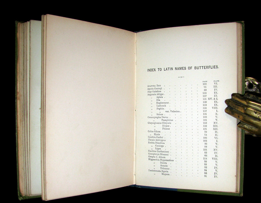 1897 Rare Book - British Butterflies, Figures and Descriptions of Every Native Species by W. S. Coleman.