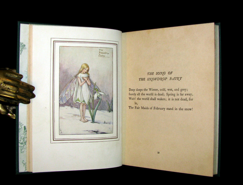 1950 Rare Book  - Cicely Mary Barker - THE BOOK OF THE FLOWER FAIRIES.