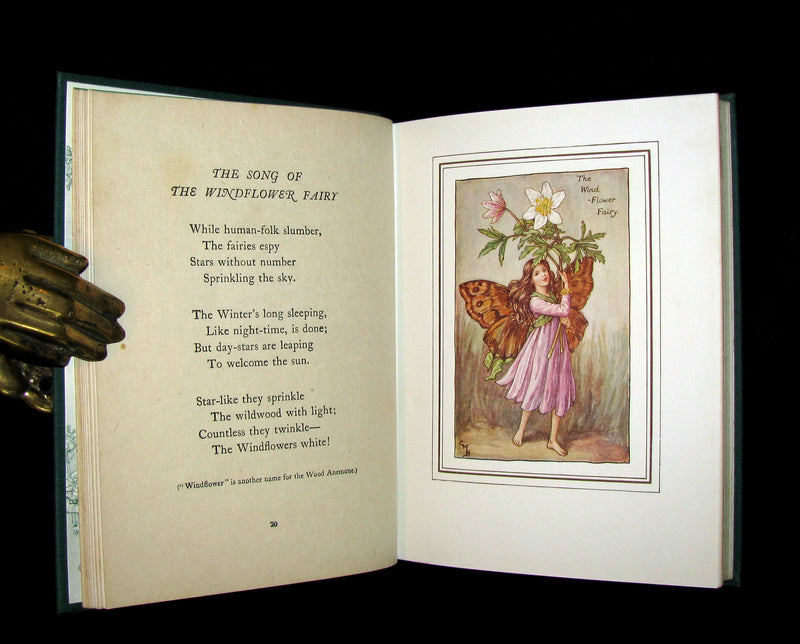 1950 Rare Book  - Cicely Mary Barker - THE BOOK OF THE FLOWER FAIRIES.
