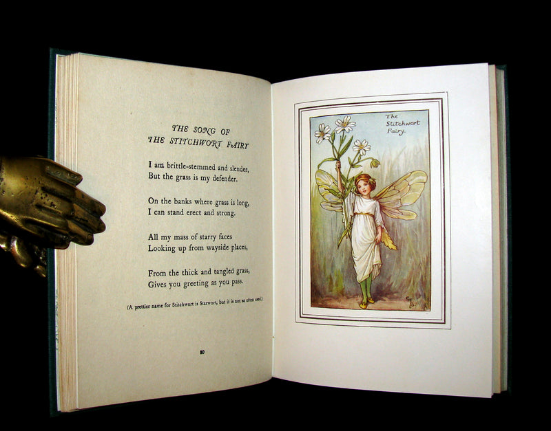 1950 Rare Book  - Cicely Mary Barker - THE BOOK OF THE FLOWER FAIRIES.