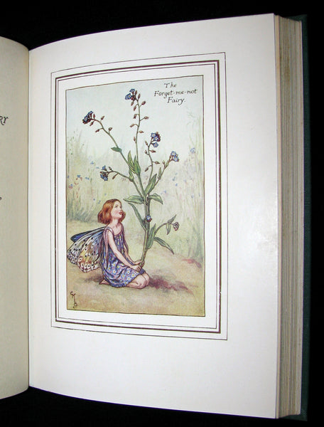 1950 Rare Book  - Cicely Mary Barker - THE BOOK OF THE FLOWER FAIRIES.