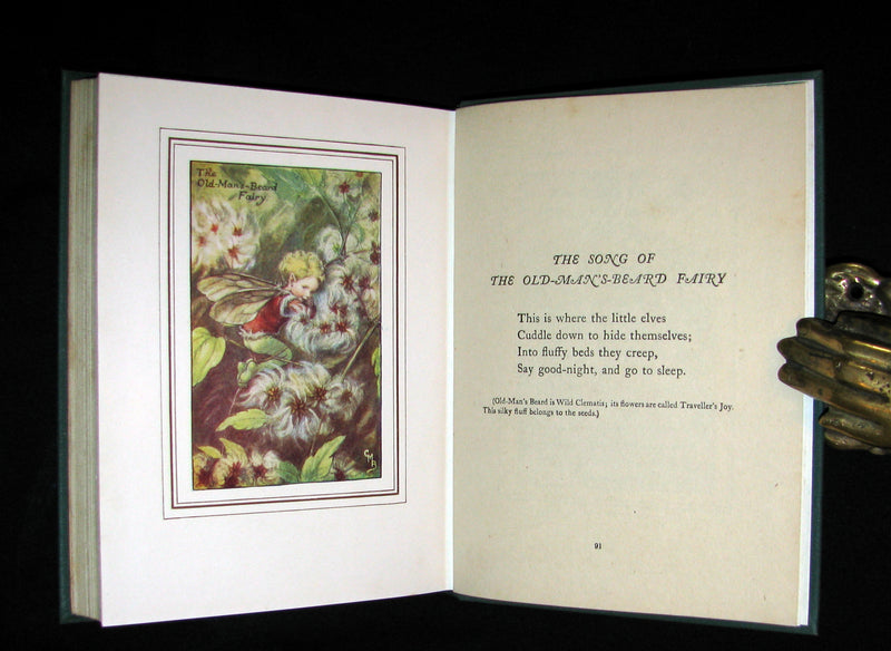 1950 Rare Book  - Cicely Mary Barker - THE BOOK OF THE FLOWER FAIRIES.