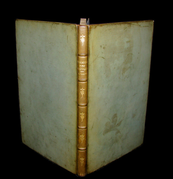 1897 Rare Book - MEDIEVAL HISTORY of Aucassin and Nicolette. Knighthood and Chivalry.