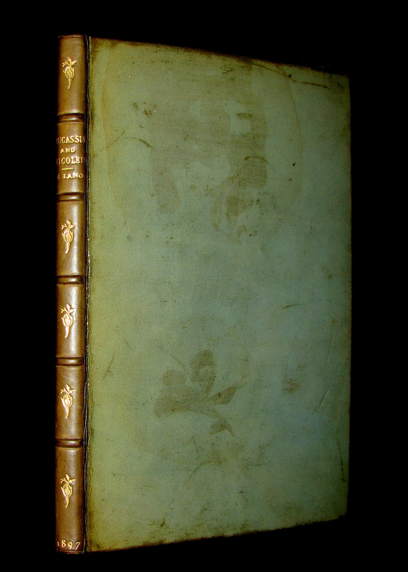 1897 Rare Book - MEDIEVAL HISTORY of Aucassin and Nicolette. Knighthood and Chivalry.