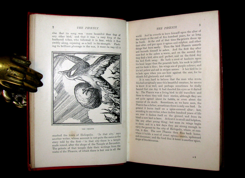 1899 Rare 1stEd Book - The RED BOOK of ANIMAL STORIES by Andrew Lang Illustrated by H.J. FORD.