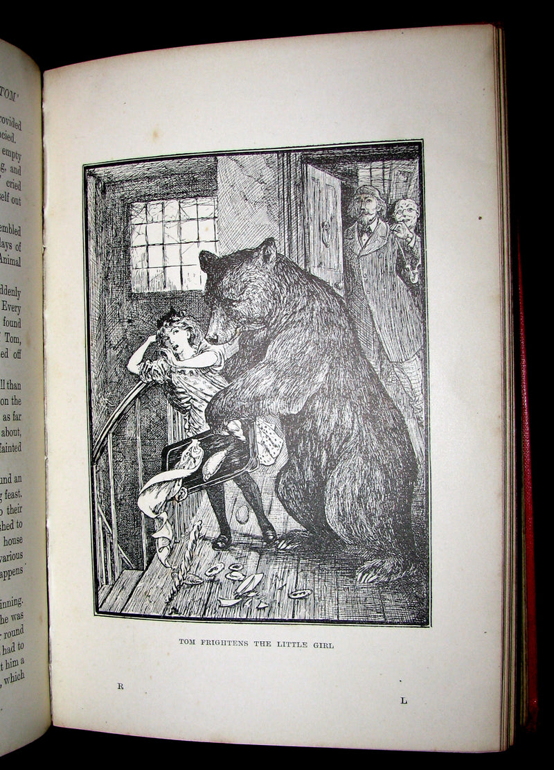 1899 Rare 1stEd Book - The RED BOOK of ANIMAL STORIES by Andrew Lang Illustrated by H.J. FORD.