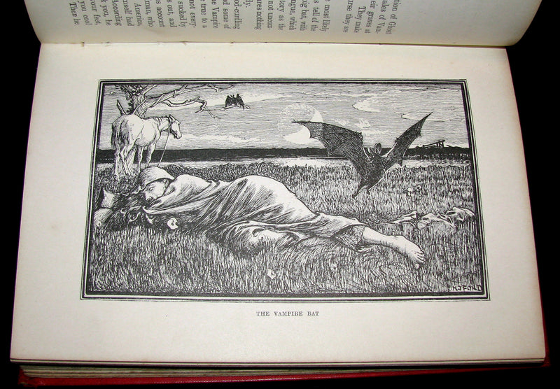 1899 Rare 1stEd Book - The RED BOOK of ANIMAL STORIES by Andrew Lang Illustrated by H.J. FORD.