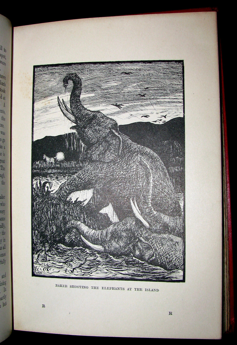 1899 Rare 1stEd Book - The RED BOOK of ANIMAL STORIES by Andrew Lang Illustrated by H.J. FORD.