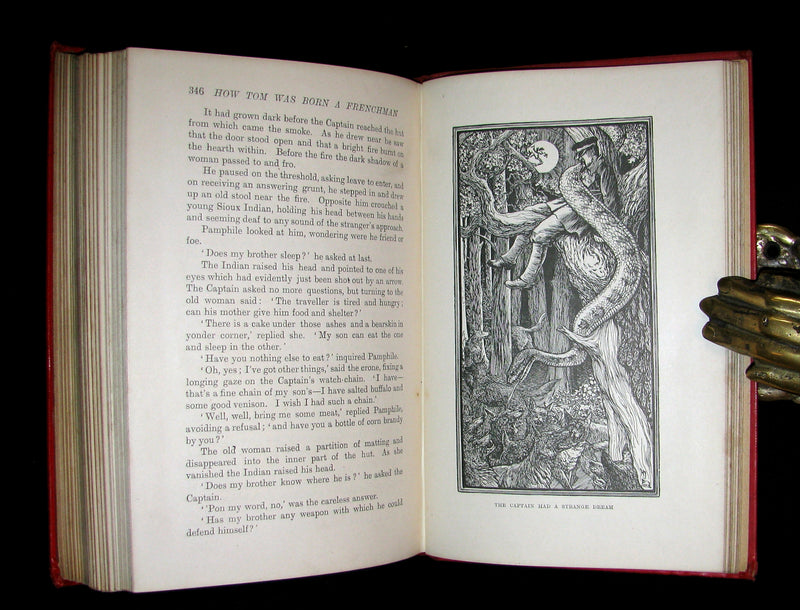 1899 Rare 1stEd Book - The RED BOOK of ANIMAL STORIES by Andrew Lang Illustrated by H.J. FORD.