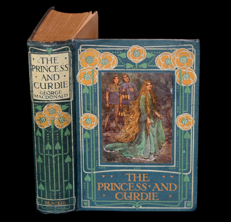 1912 Rare Book - The Princess and Curdie by George Macdonald illustrated by Helen Stratton.