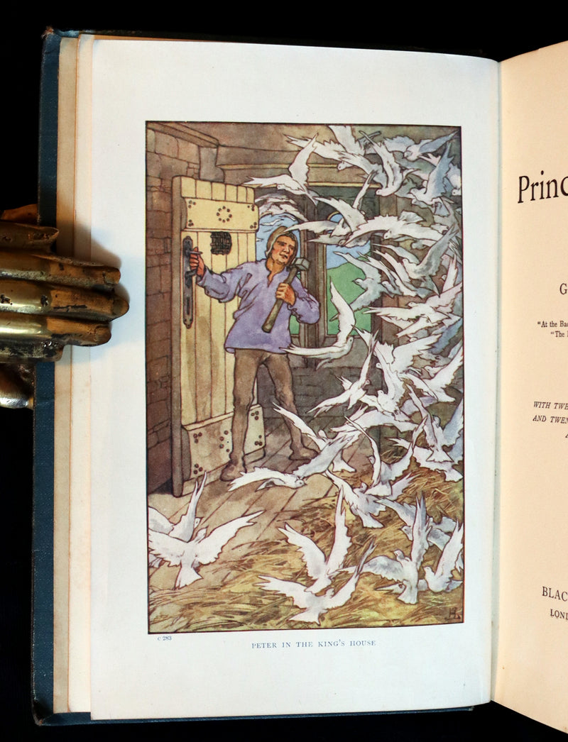 1912 Rare Book - The Princess and Curdie by George Macdonald illustrated by Helen Stratton.