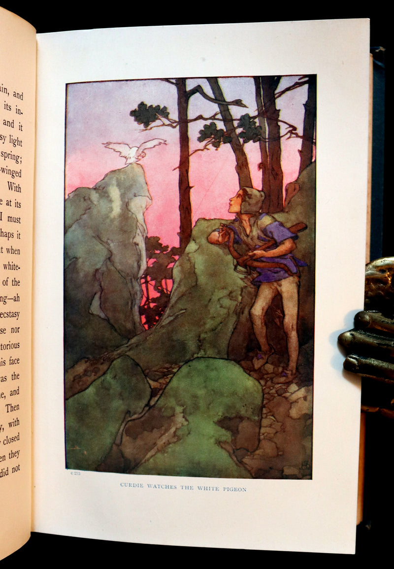 1912 Rare Book - The Princess and Curdie by George Macdonald illustrated by Helen Stratton.