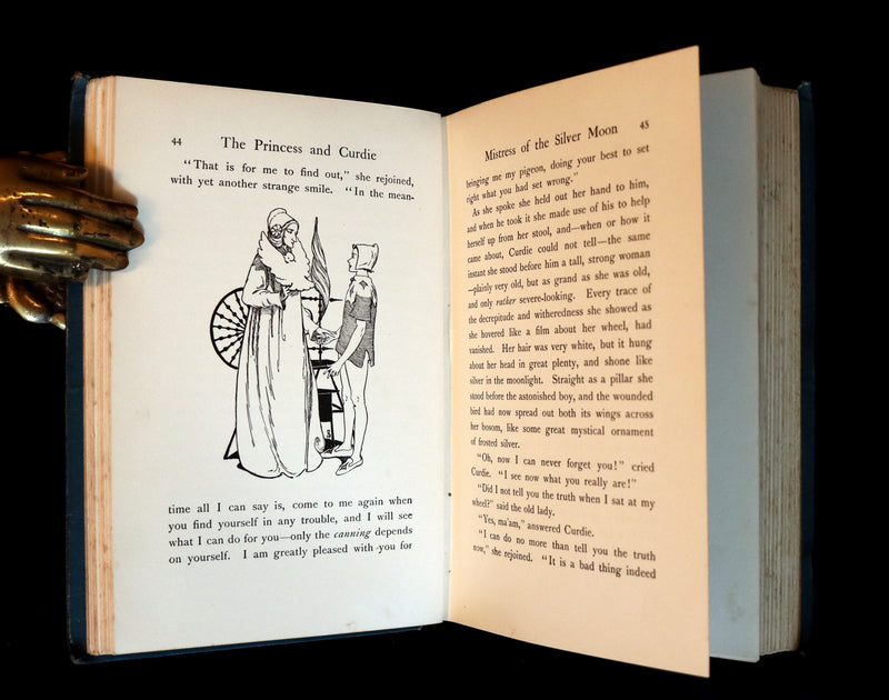 1912 Rare Book - The Princess and Curdie by George Macdonald illustrated by Helen Stratton.