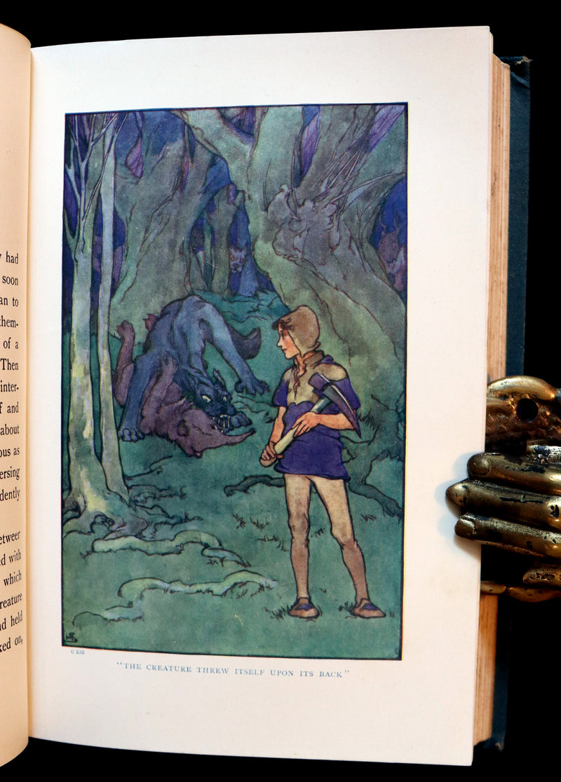 1912 Rare Book - The Princess and Curdie by George Macdonald illustrated by Helen Stratton.