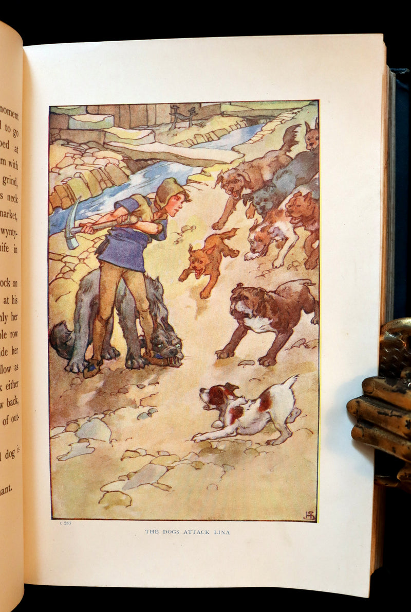 1912 Rare Book - The Princess and Curdie by George Macdonald illustrated by Helen Stratton.