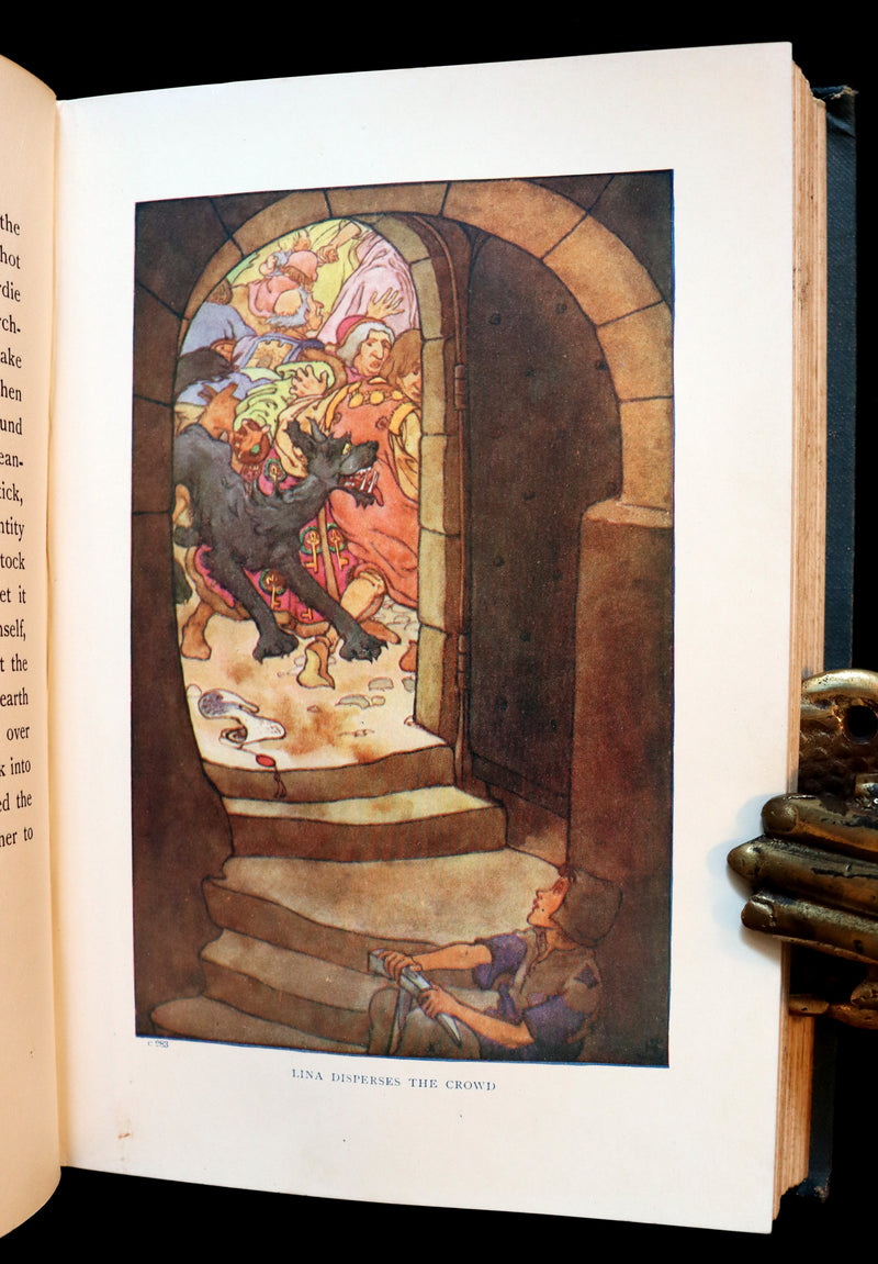 1912 Rare Book - The Princess and Curdie by George Macdonald illustrated by Helen Stratton.